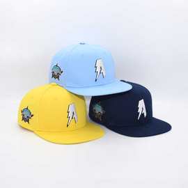 时尚字母刺绣嘻哈帽美国篮球队品牌定制棒球帽韩版时尚SNAPBACK帽