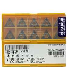 原装MITSUBISHI三菱数控车床刀头TCMT16T304 UC5115铸铁刀片议价