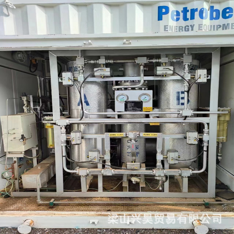 出售天然气脱水装置  微热再生  露点检测  带房舱  超滤19年出厂