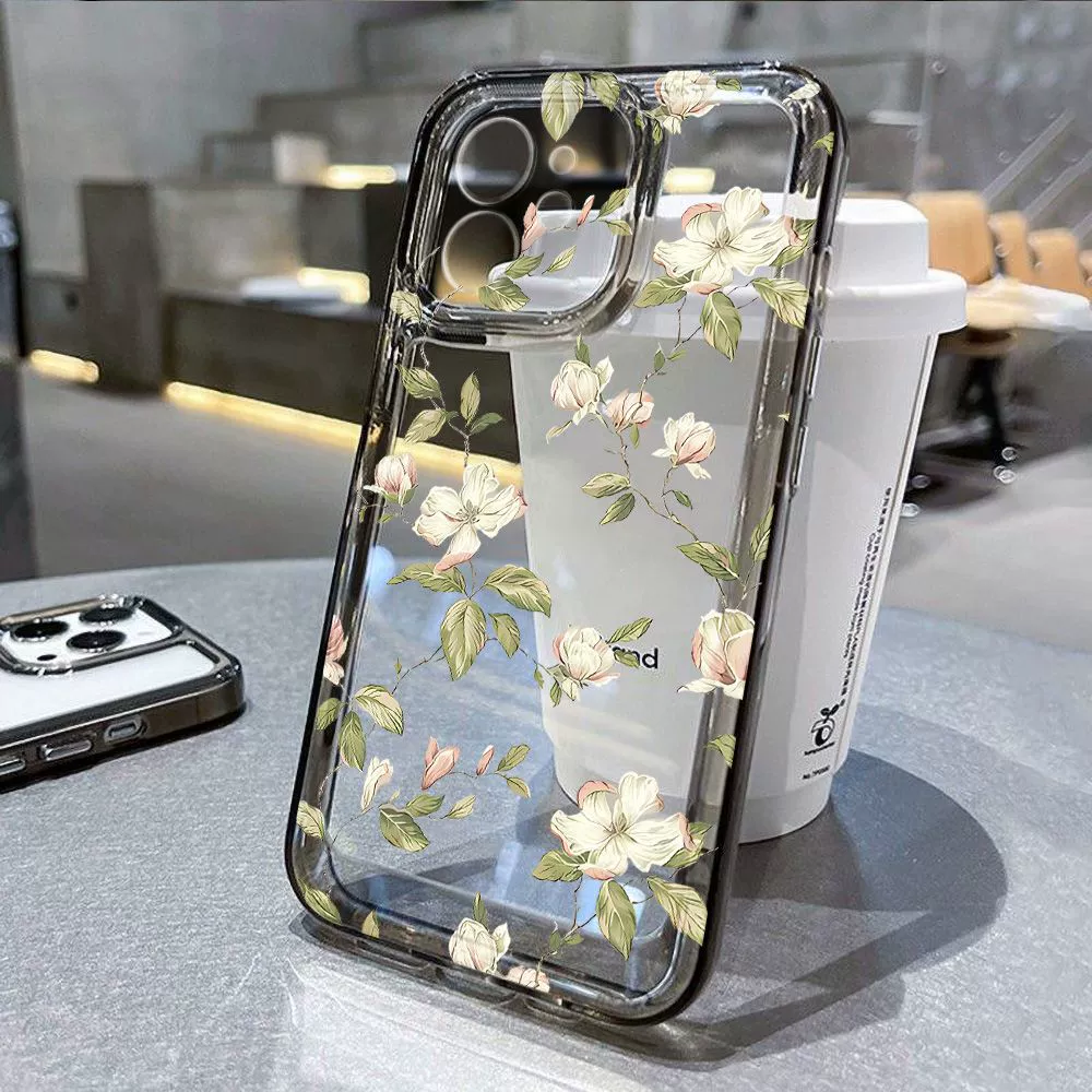 Apple, совместимый чехол для пространства на телефон, iPhone 14, цветочный рисунок, iphone, 16promax, 13