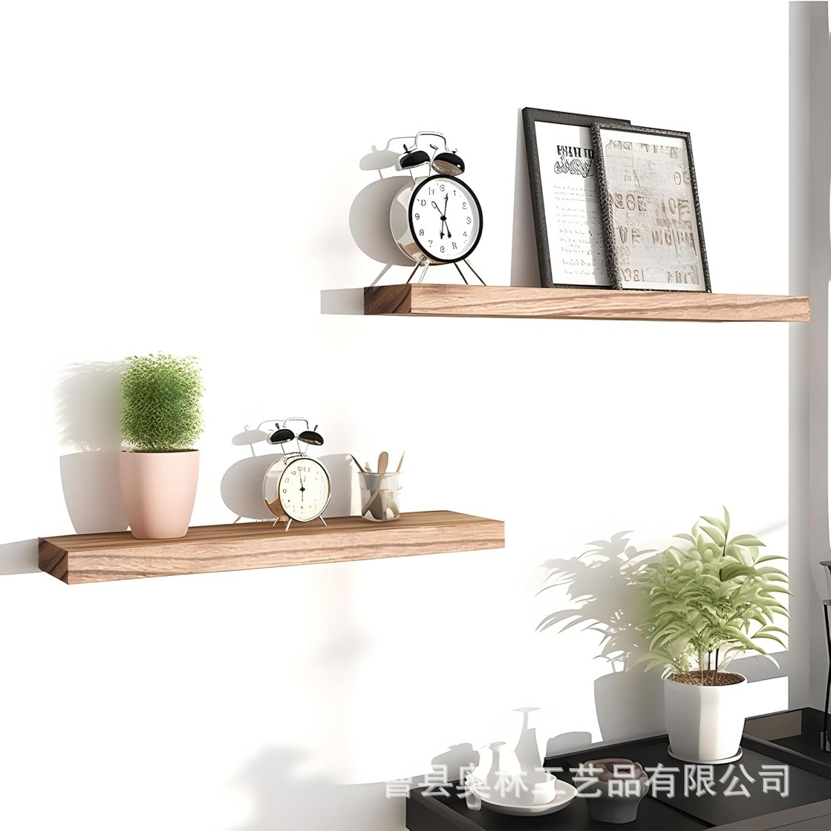 TEMU mismo tipo de estante flotante de pared de estante flotante de pared de acabado multicapa de estante de almacenamiento de hierro forjado de baño