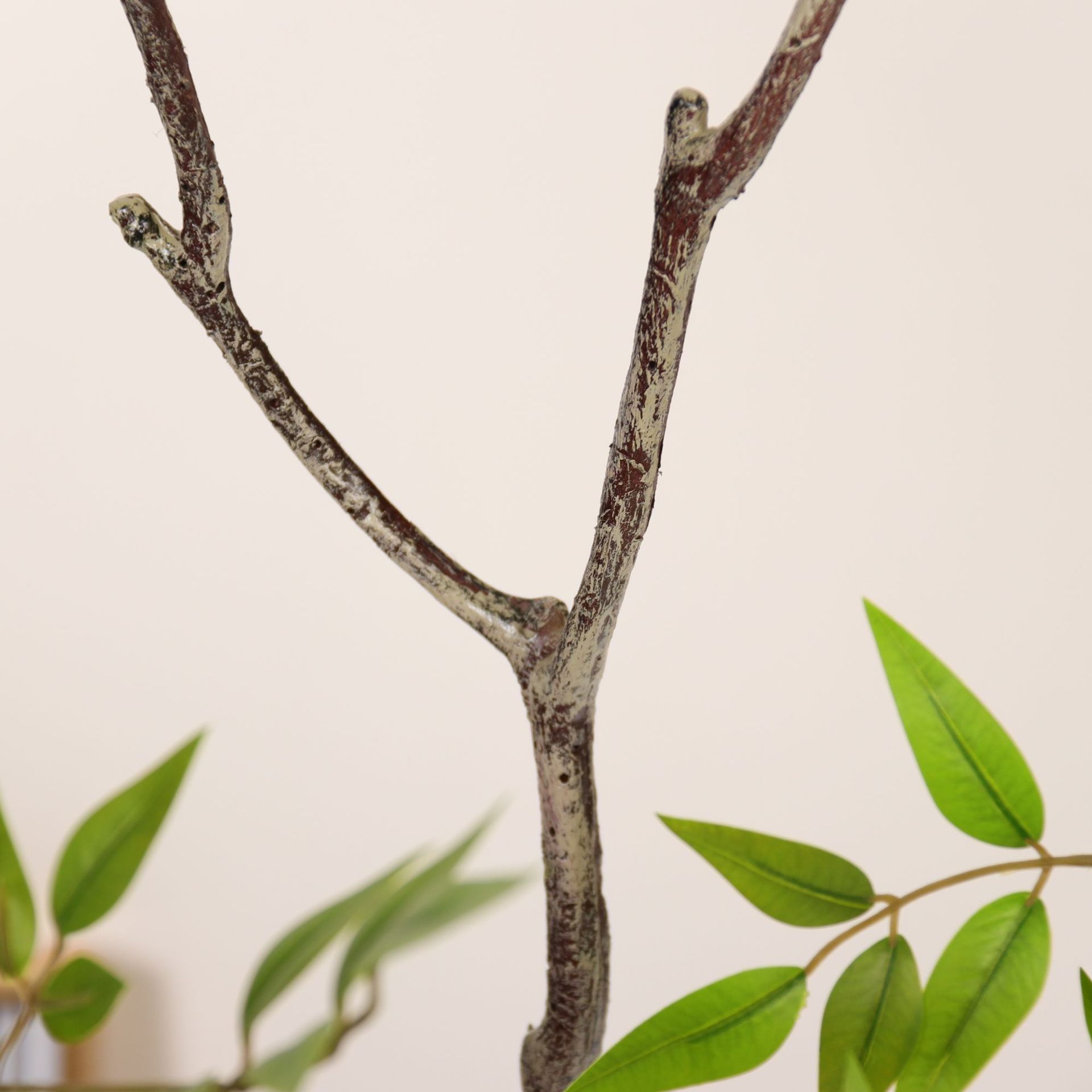 Simulación de plantas verdes, lujo ligero de alta gama, plantas en macetas de bambú Nantian, grandes decoraciones de decoración de piso para interiores, plantas biónicas