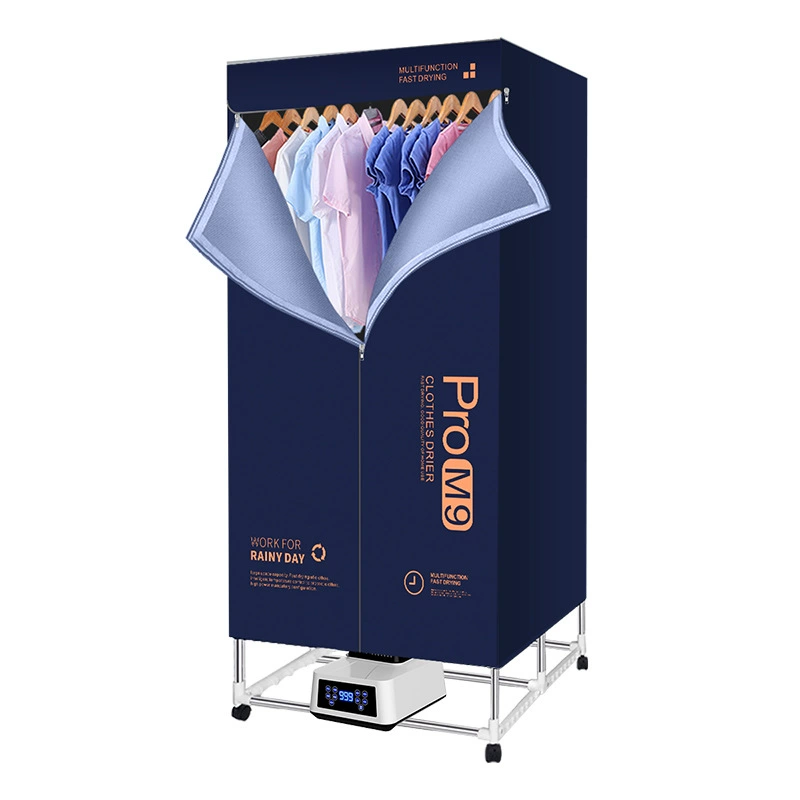 New clothes dryer for home dormitory clothes dryer foldable wardrobe dryer fully automatic quick drying remote control