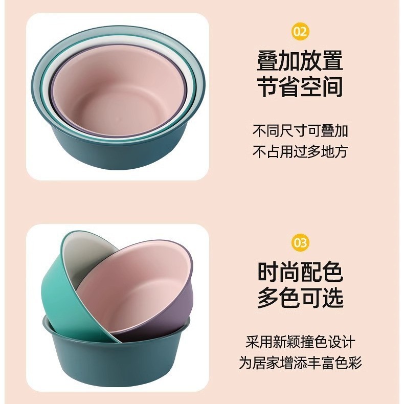 【新人0.01限时抢购】家用特厚脸盆小号耐用洗脸塑料盆儿童通用盆|undefined