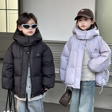 儿童羽绒服女童中长款2025新款韩版女童白鸭绒宝宝洋气加厚外套