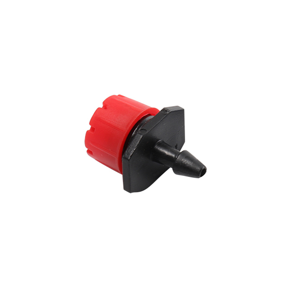 Jardinería micro spray 100 piezas Caperucita Roja gotero de flujo ajustable gotero 8 agujeros anti-envejecimiento anti-ultravioleta botón