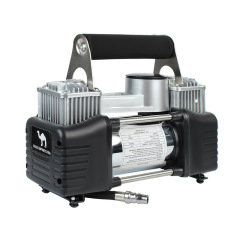 Dual-Cylinder Inflator Pump Metal Car Tire Inflator Pump Tire Inflator Car 12V High Power Portable Air Compressor