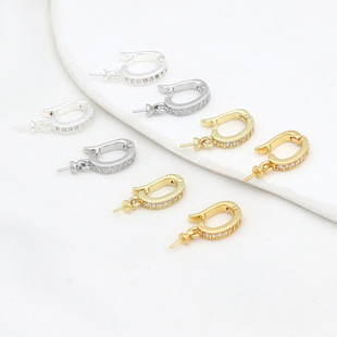 18K���ɫ�������朵������f�ܿ�����ᘿ������diy���B71