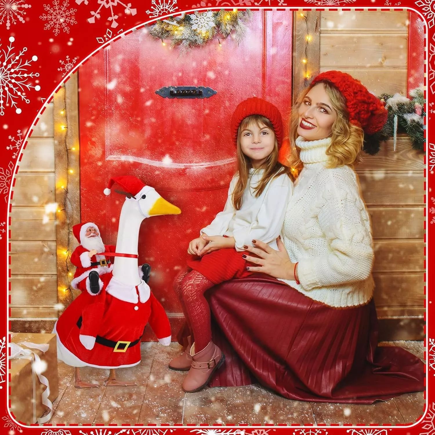 Disfraz Festivo para Ganso de Tela para Navidad image 4
