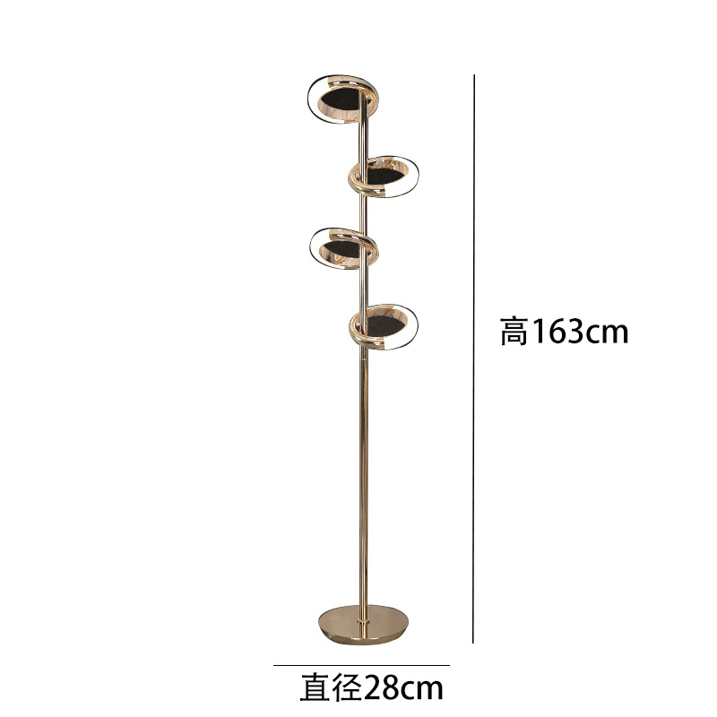Lámpara de pie nórdica minimalista para sala y hotel, diseño moderno de alta gama