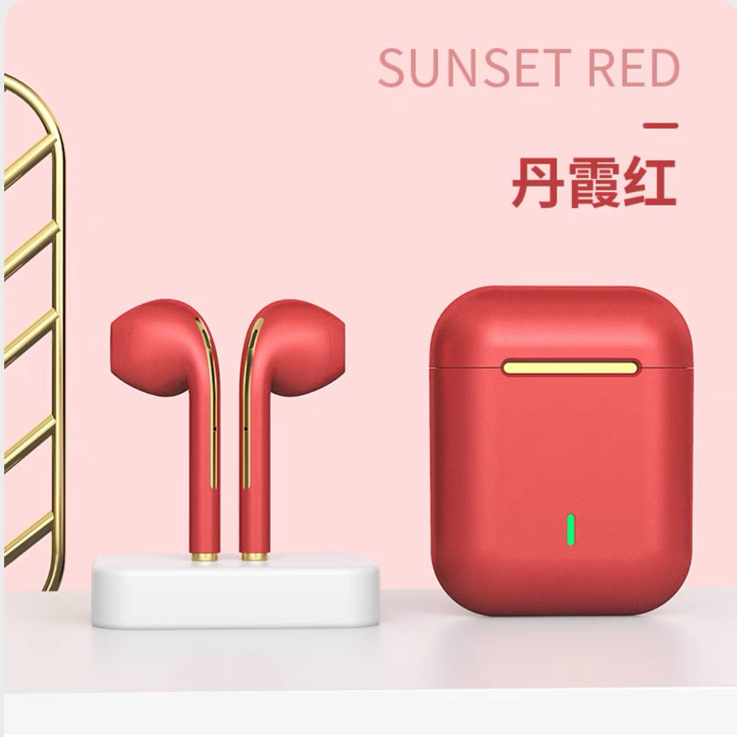 Nueva transfronteriza J18 auricular Bluetooth inalámbrico de reducción de ruido modelo privado TWS semi-en-oído estéreo deportes fuente de fábrica