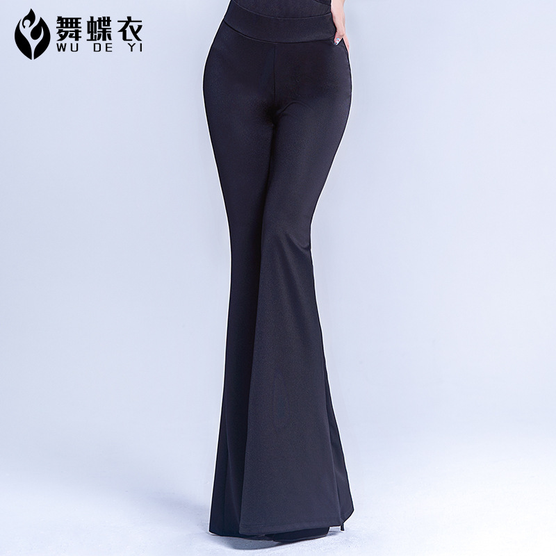 High-End Instructor Body Pants for Women 2025 New Catwalk Large and Small Bell-Bottom Pants Training Clothing Body Etiquette and Manners