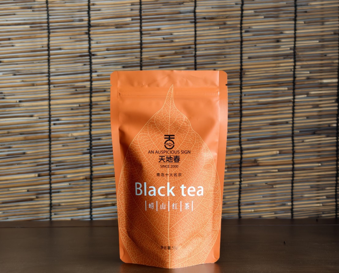 崂山崂韵牌崂山红茶  天地春崂山茶50克 小袋装  青岛礼物茶叶