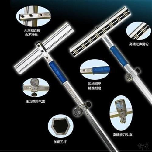 玻璃推刀t型刀高精控油拖刀切割刀推拉加粗滚轮式手动重型手推刀