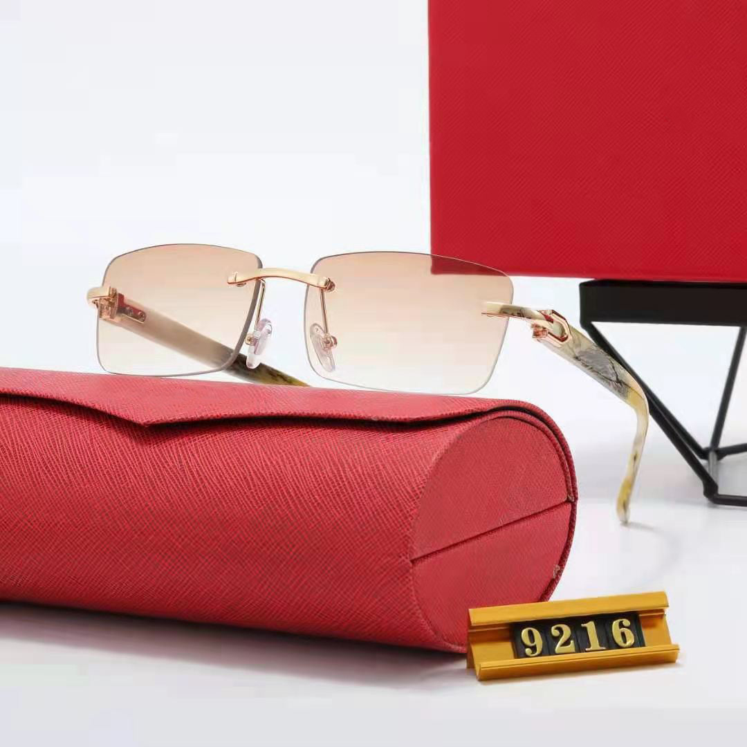 Nuovi occhiali da sole poligonali alla moda da donna senza montatura, lenti oceaniche alla moda, occhiali da sole stile 9216_voghion.com