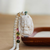 natural Mammoth Ivory Maid Necklace Ornament Tourmaline Small accessories DIY Design Necklace