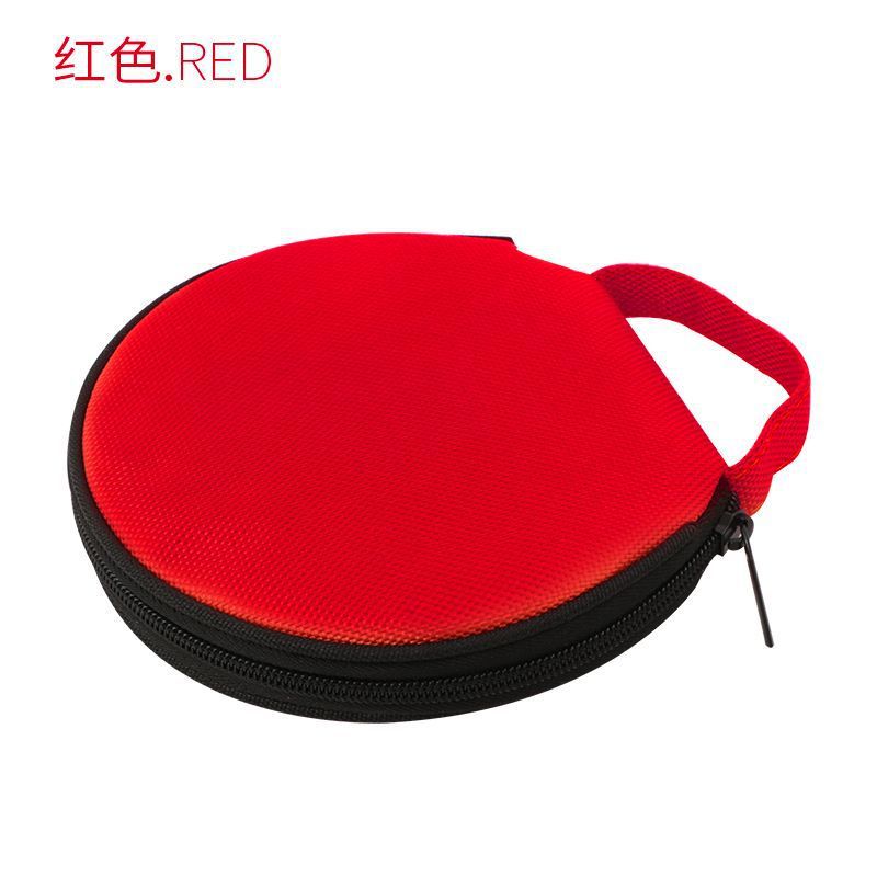 Car CD Bag: Qìchē Multimediya və saxlama aksesuarları - round-cd-bag-red