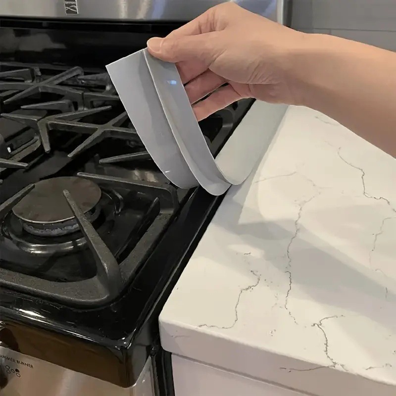 Utensilios de Cocina Transfronterizos Especializados en Tiras de Silicona Resistentes al Calor de Alta Temperatura para Manchas de Aceite en Estufas de Gas con Sellado Suave. image 1