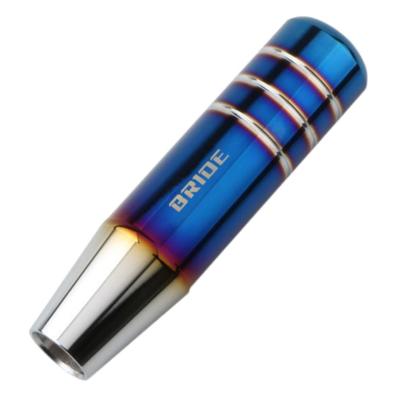Cabeza de engranaje azul al horno engranaje del coche 13cm palanca de cambios modificación de la personalidad cabeza de engranaje de aleación de aluminio cabeza de engranaje tipo universal