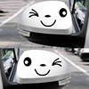 S181 Blink -looking smiley Mirror Patching Mirror Patch Cute Decoration Personal Car Sticker Control