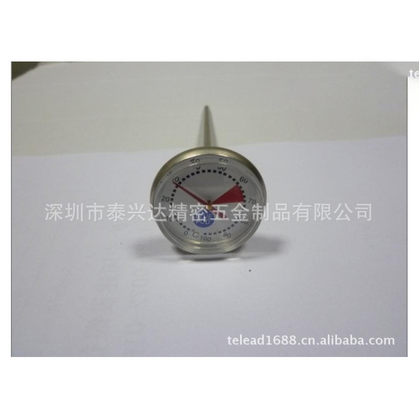 精品烧烤烤肉厨房双金属金属指针式温度计 测试水温用牛奶温度计