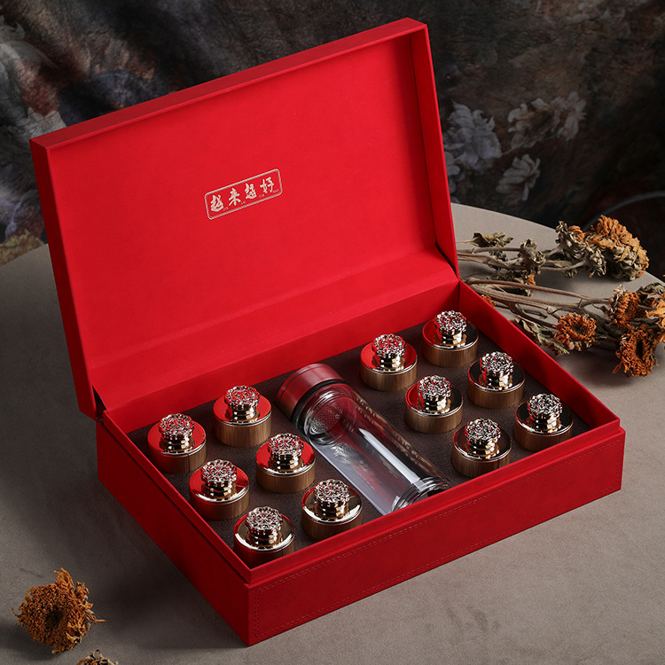 小罐茶茶叶包装盒空礼盒红茶绿茶龙井碎银子礼盒装空盒便携茶叶罐