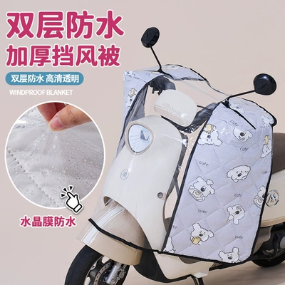 Motorcycle front windshield – Surface Pvc Covered Electric
