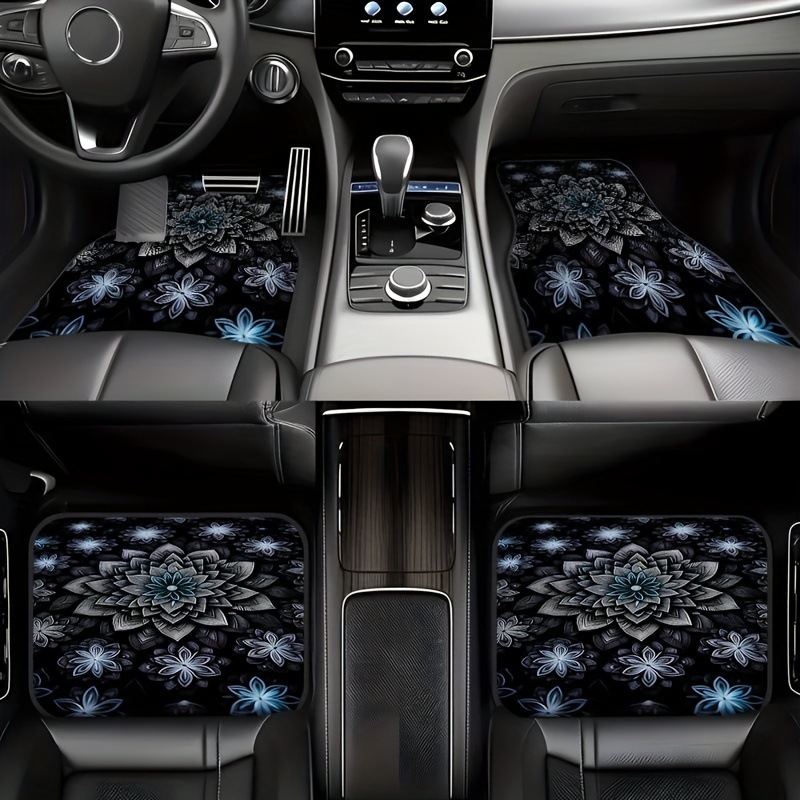 Cross-Border Amazon New American-Style Car Floor Mats Four-Piece Set, Dirt-Resistant Floor Mats, Wear-Resistant and Dust-Proof Mats