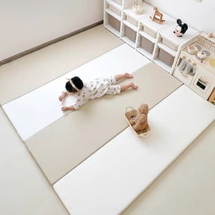 Baby PU Crawling Mat Thickeneded Baby Crawling Mat Living Room Home Foldableing Seamless Kidsren's Foam Floor Mat