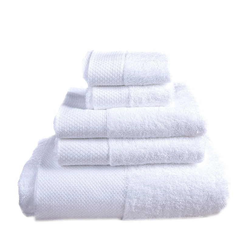 White cotton bath towel, wholesale, increased thickness, water absorbent, for beauty salons