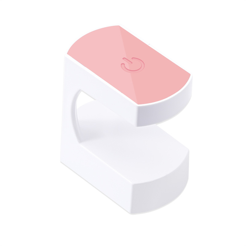 Mini lámpara de uñas transfronteriza para manicura abierta USB pequeño esmalte de uñas portátil pegamento lámpara de fototerapia de secado rápido multicolor