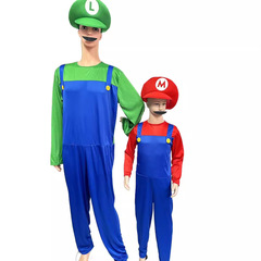 Halloween Super Mario Anime Cosplay Costume Theme Dance Party Performance Costume Mario Clothes