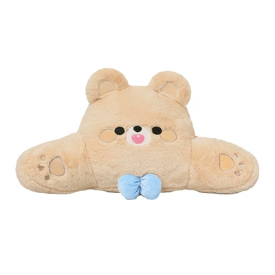 Seat cushion, seat cover – car seat cover - rabbit-fur-embroidered-bow-bear-waist-support