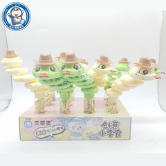 Children's small steamed buns, greedy snake educational toy, tooth grinding cookies leisure fun snack toy