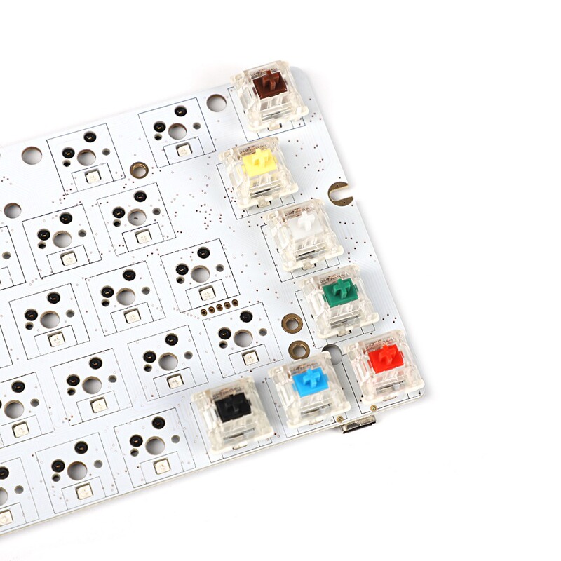 Gateron SMD patch RGB shaft hot plug shaft mechanical keyboard CIY shaft transparent shaft cover Gateron G shaft