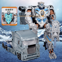 變擎天手辦柱變形玩具汽車金剛7模型大黃蜂機器人男孩兒童合金6