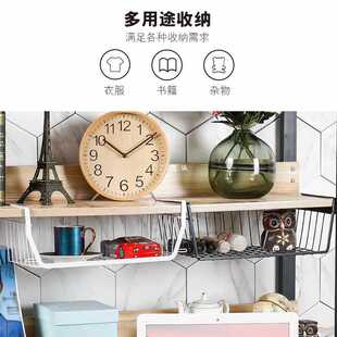 Ft Wardrobe Storage Desk Partition Hanging Basket Kitchen Cabinet Finishing Storage Rack College Students' Dormitory Refrigerator Storage