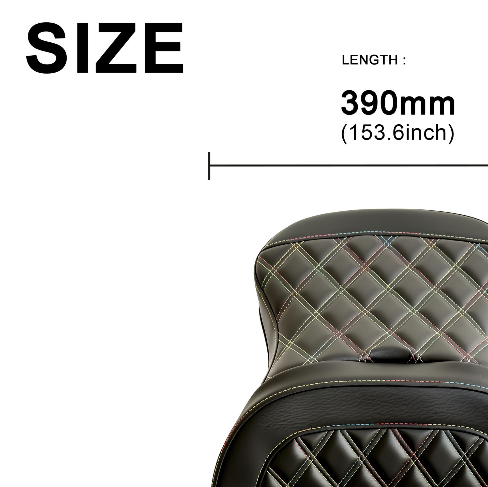 Motorcycle Seat Cushion Suitable for Harley 08-23 Road Glide, Road King, and Step Sofa Seat Cushions