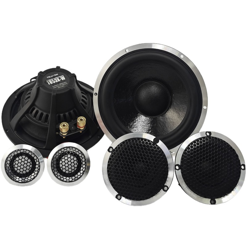 汽车音响车门喇叭扬声器车载前门喇叭发烧级6.5寸三分频套装喇叭|undefined