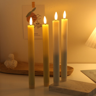 ✄ Led Remote Control Digital Candle Long Pole Candle Wedding Decoration Cross-Border Valentine's Day Birthday Fake Candle Light