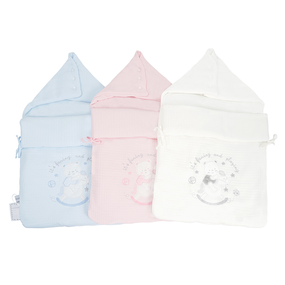 Toalla para bebé, manta de abrazo, saco de dormir, anti-shock, estilo de otoño e invierno para recién nacidos, anti-patada, edredón, encapuchado, nido de dormir, bebé