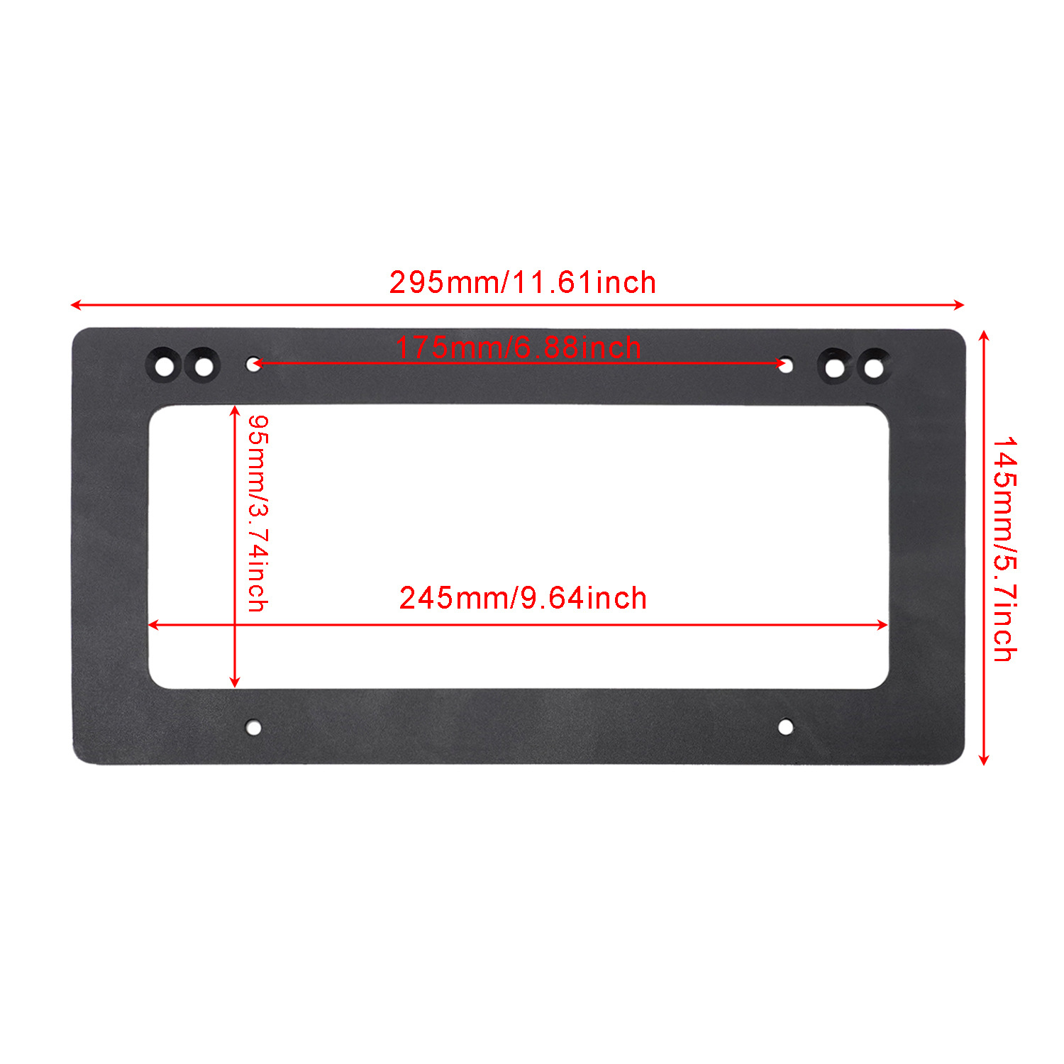 Compatible With Model Y3 Personalized US Car Protection Frame No Drilling Required Tesla Front License Plate_voghion.com