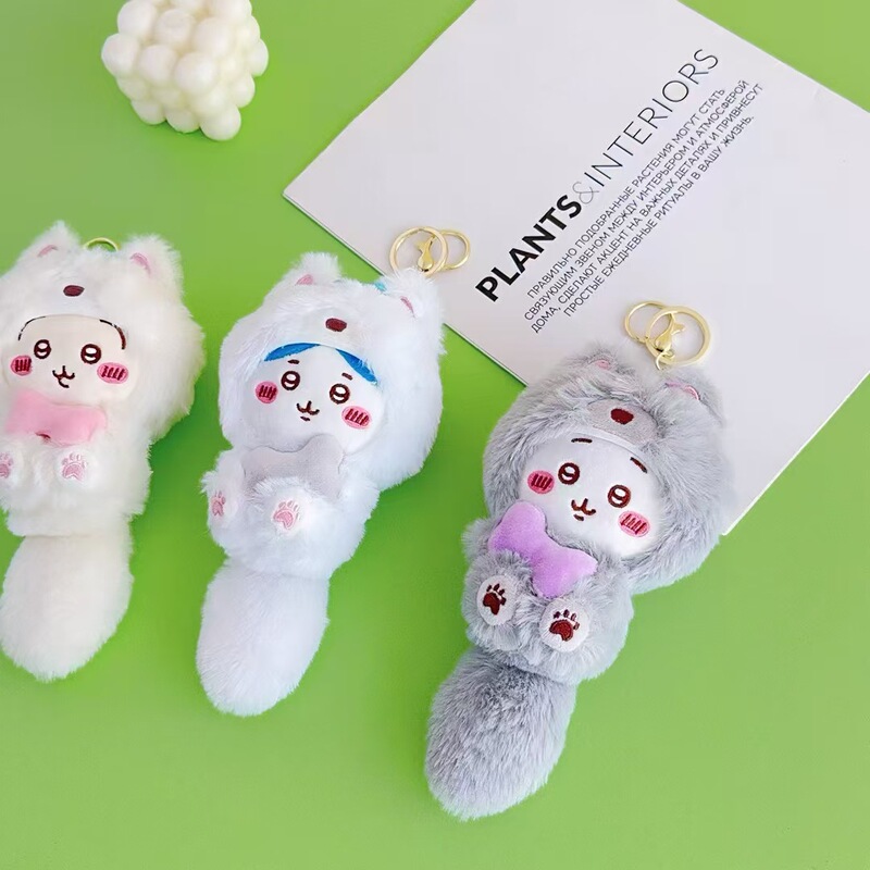 新型の変装は熊の花の仙子のウサチの小さい八吉伊カードのキーホルダーのぬいぐるみのぬいぐるみのペンダントを嘲笑します。|undefined