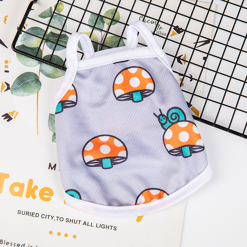 Ropa para mascotas, gato, bichón, lucha contra Bomei, perro pequeño, chaleco nuevo, camisola, ropa para perros, estilo fino de primavera y verano