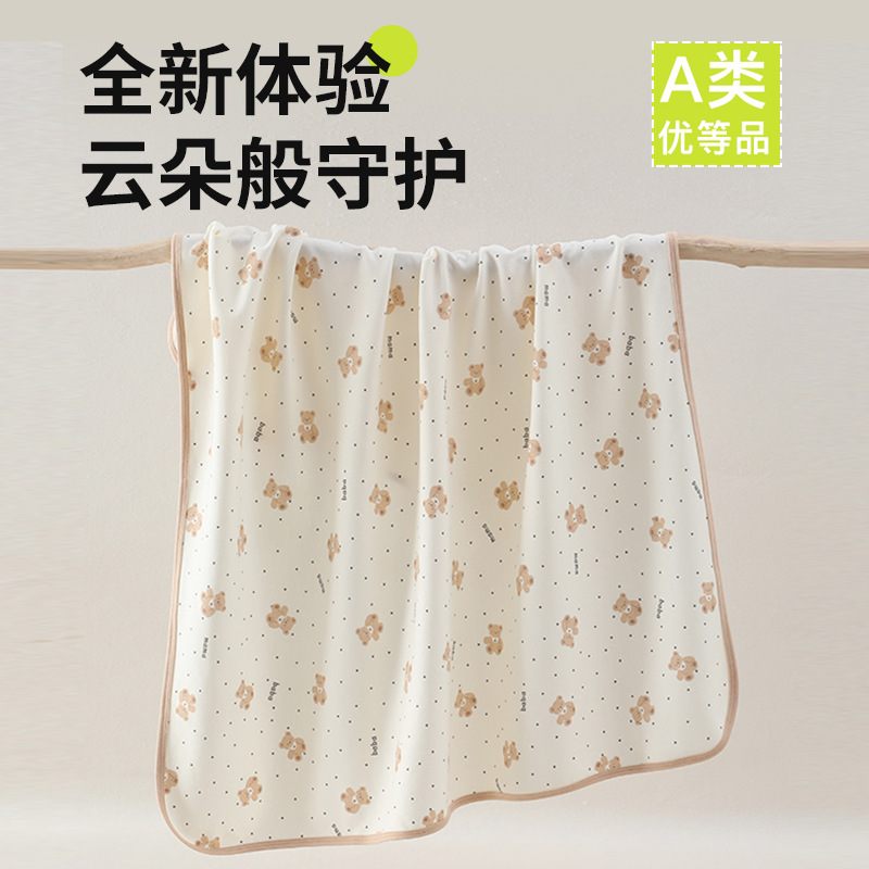 Newborn blanket baby spring and autumn pure cotton baby breathable quilt delivery room bag towel class a Four Seasons swaddling towel Cotton