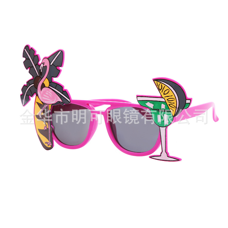 Gafas de Sol de Fiesta Hawaiana con Diseño de Flamenco ABS Decorativo para Playa image 23