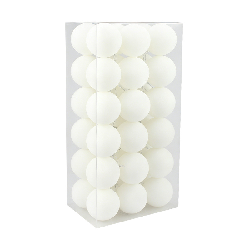 Transfronterizos Hot Sale Bolas de Navidad Colgante Bolas de Navidad 6cm / 36pcs Bolas de flocado de plástico Colgante de árbol de Navidad image 6