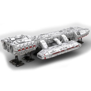 Moc-144769 Super Scale Space Battleship (with Fully Detailed Interior) 23729 Particle Number