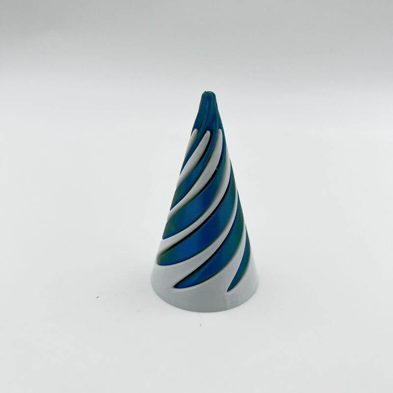 国境を越えたホットセール 3D プリント円錐形減圧おもちゃ 2 色の立体挿入子供の教育開発おもちゃ|undefined