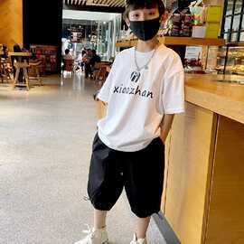 儿童t恤短袖夏季2025新款中大童男孩韩版夏装童装女童半袖上衣潮